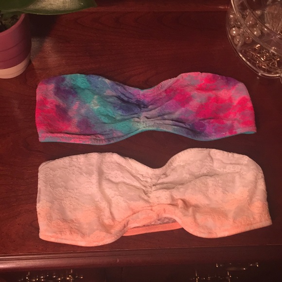 PINK Victoria's Secret Other - Two PINK lace bandeaus 💕